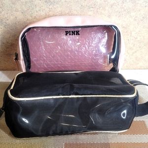2 PINK cosmetic bag